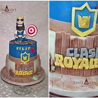 Clash Royale - Decorated Cake by Tortolandia - CakesDecor