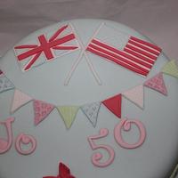 Cath Kidston Flag Cake