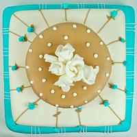 "Mediterranean wedding cake" by Judith Walli, Judith und die Torten