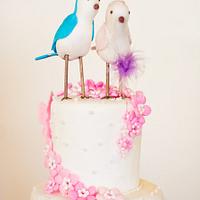 Bird Wedding Cake