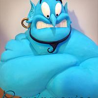 Genie, Aladdin and Jasmine cake