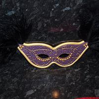 Masquerade Mask, made from fondant and hand painted