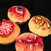 Disgusting Halloween Cupcakes