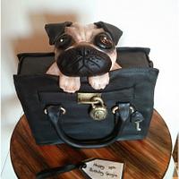 Pug Dog in a bag Pug Dog in a bag