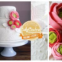 "Wedding Floral Ranunculus" Cake Central Magazine