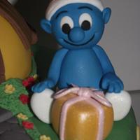 smurfs cake