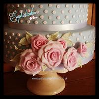 Cottage Rose Cake 