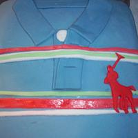 Ralph Lauren Shirt Cake 