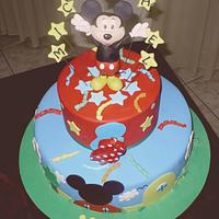 Mickey mouse cake 
