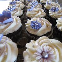 50th Birthday cake & cupcakes