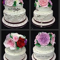 90th Birthday Cake
