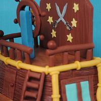 (Jake and the Neverland) Pirate Ship Cake ...