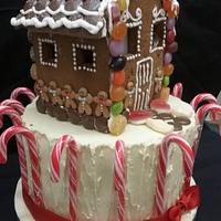 Gingerbread Christmas Cake