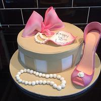 Hat Box and Shoe - Decorated Cake by Paul of Happy - CakesDecor