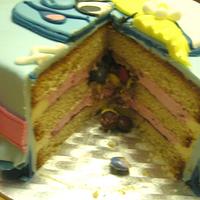 Smurfs' girl cake