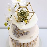 My geometry wedding cake 2