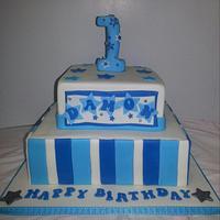 blue 1st birthday