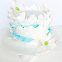 Post-Wedding Frilled Cake