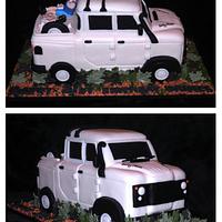 Land Rover 4x4 cake