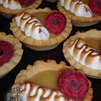 Raspberry - Passion fruit tarts