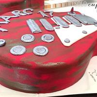 Gibson guitar cake for my son´s birthday