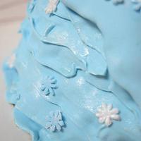 Elsa dress Cake