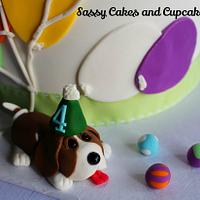 Beagles love balloons