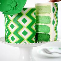 Lime Cake for St. Patrick's Day