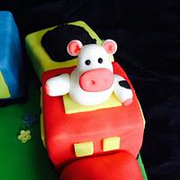 Birthday Train Cake
