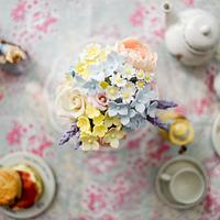 English Garden in a teacup - Gardens of the World Cake Collaboration