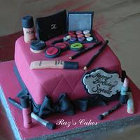 Mac n Channel MakeUp  Cake