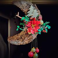 Hanging Wreath Cake