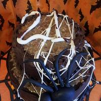 Creepy, Giant Spider Halloween Birthday