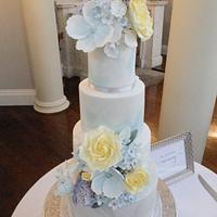 Spring wedding cake 
