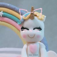 Unicorn baby cake
