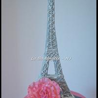 Pretty In Pink Paris Theme Cake
