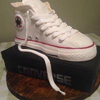 Converse Boot Cake
