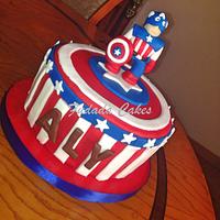 Captain america cake