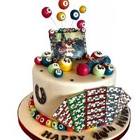 Bingo Birthday Cake
