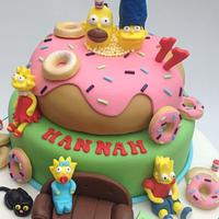 Simpsons cake