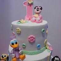 Disney Babies First Birthday Cake