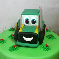 Tractor cake by Arty cakes 