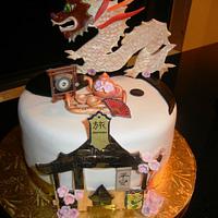 "The Cake with the Dragon Tattoo" 