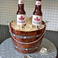 Beer tub cake