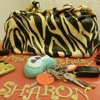 Animal print handbag & accesories