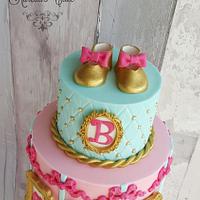Baby shower royal cake