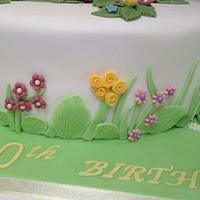 English garden cake
