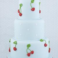 Cherry Wedding Cake