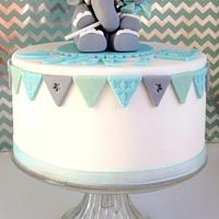 Christening Cake for a Baby Boy