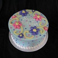 Simple Flower Cake